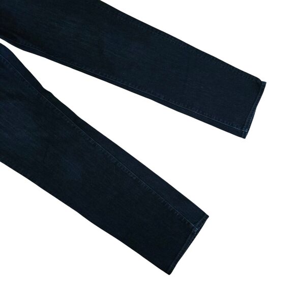 7 For All Mankind 32 Dark Wash Straight Leg Slimmy Jeans Women Mid-Rise - Picture 6 of 10